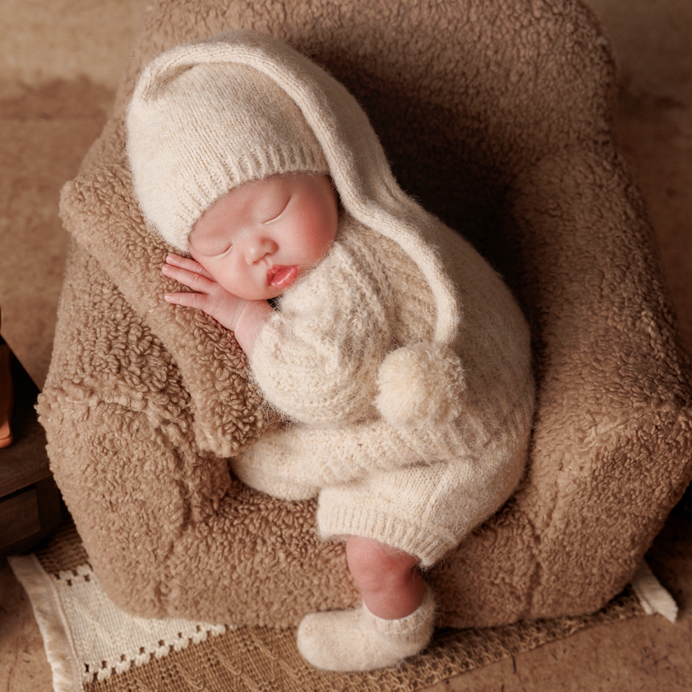 Baby Products Useful - Knitted Newborn Photoshoot Outfits Long Sleeve