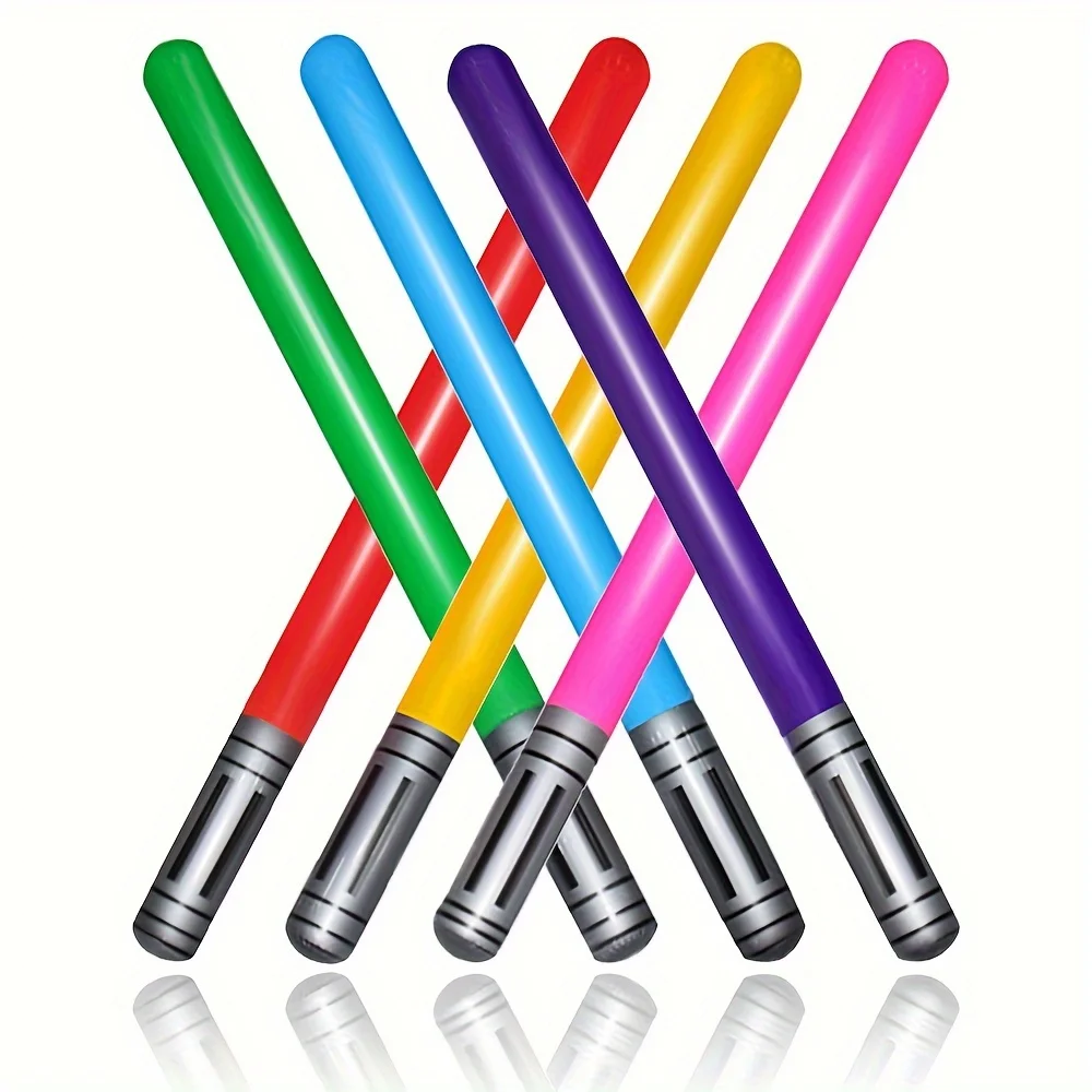 Baby Yoda Products - 6pcs Inflatable Colorful Swords Creative Party