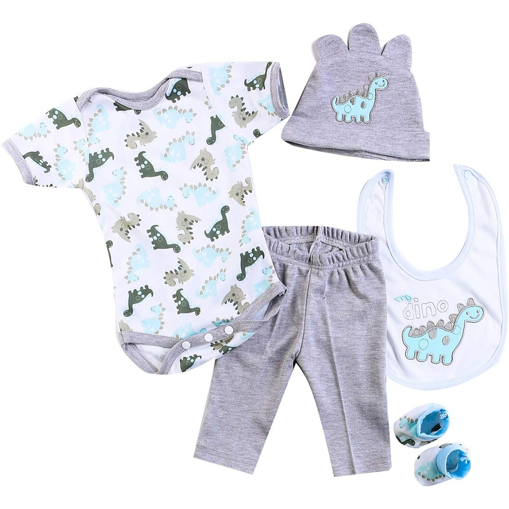Baby Products Set - Reborn Dolls Baby Clothes Dinosaur Outfits