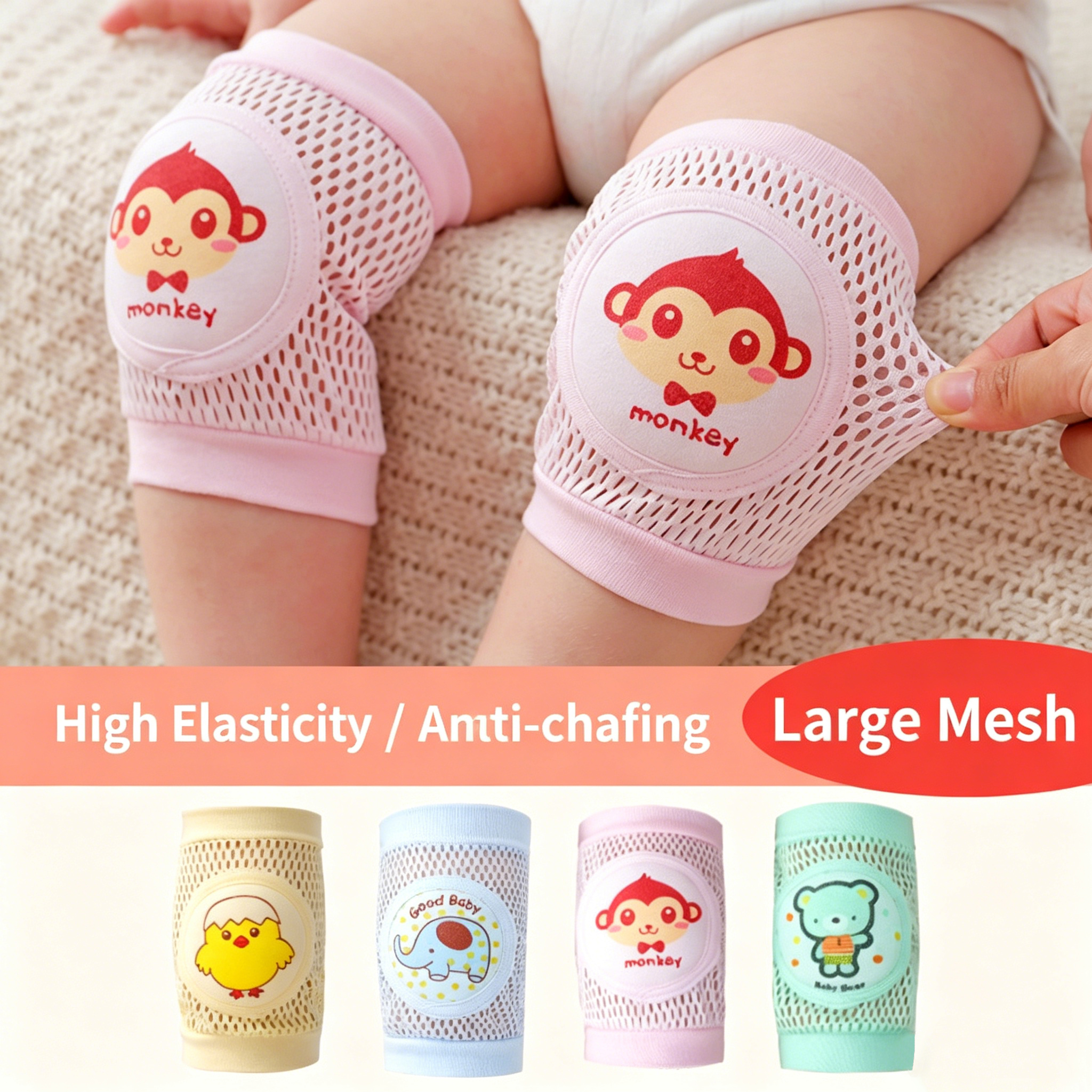 Baby Knee Pad Crawling - Summer Walking and Crawling Knee Pads