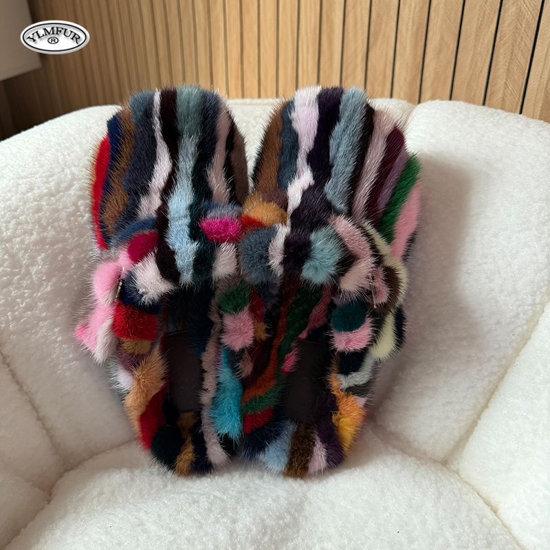 Baby Gate Stairs - New Girl Luxury Mink Fur Slippers
