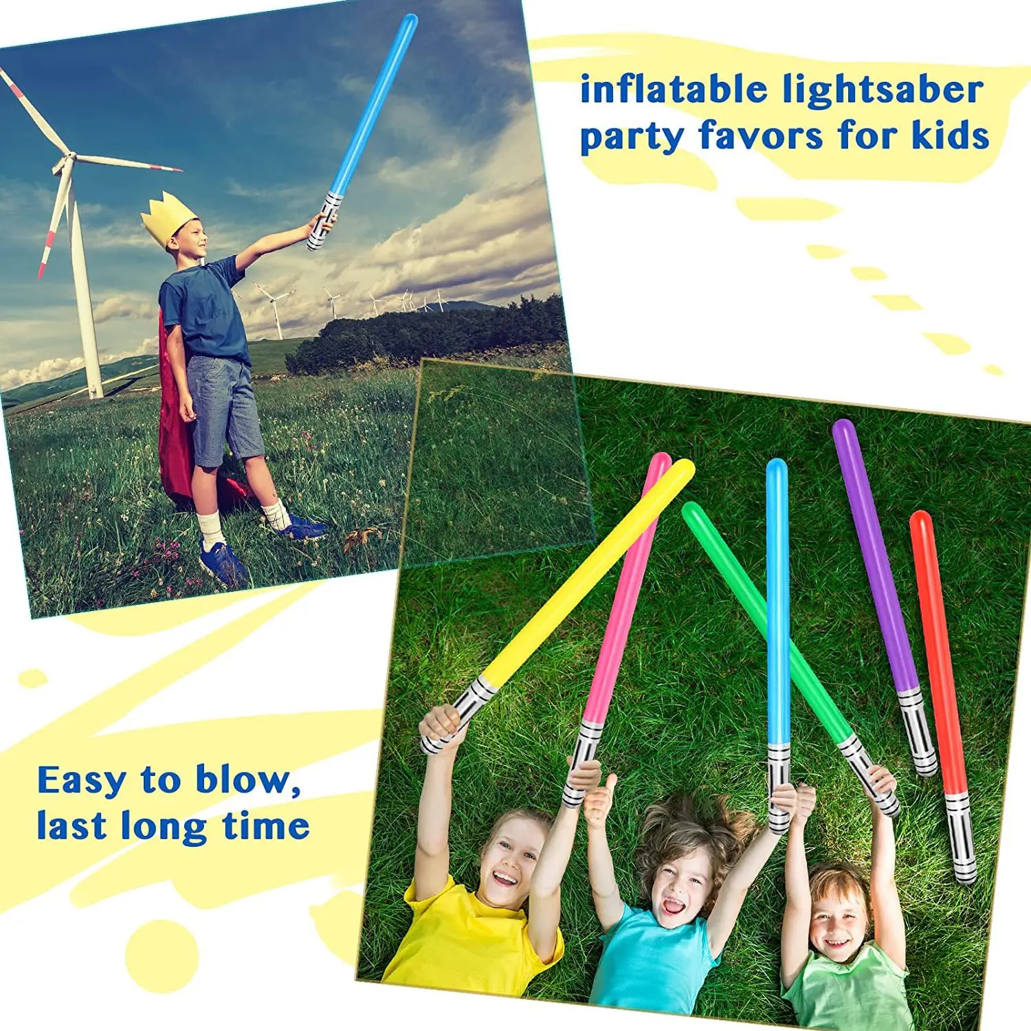 90cm Kawaii Inflatable Lightsa - Baby Yoda Products incelemesi ve fiyatı