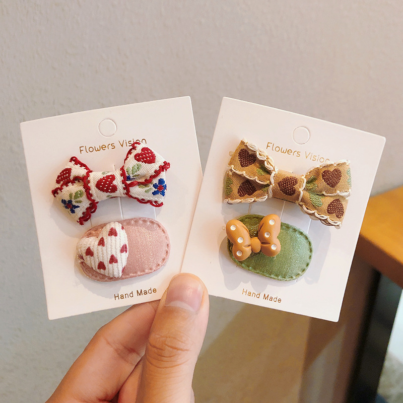 2pcs/lot Children Hair Pins Fl - Baby Products Set incelemesi ve fiyatı