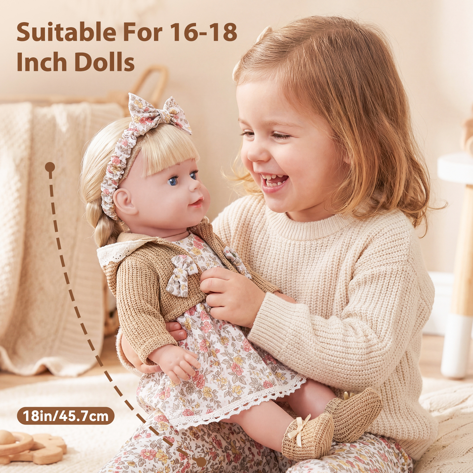 Cute Doll Clothes for 16-18 In - Baby Products Set incelemesi ve fiyatı