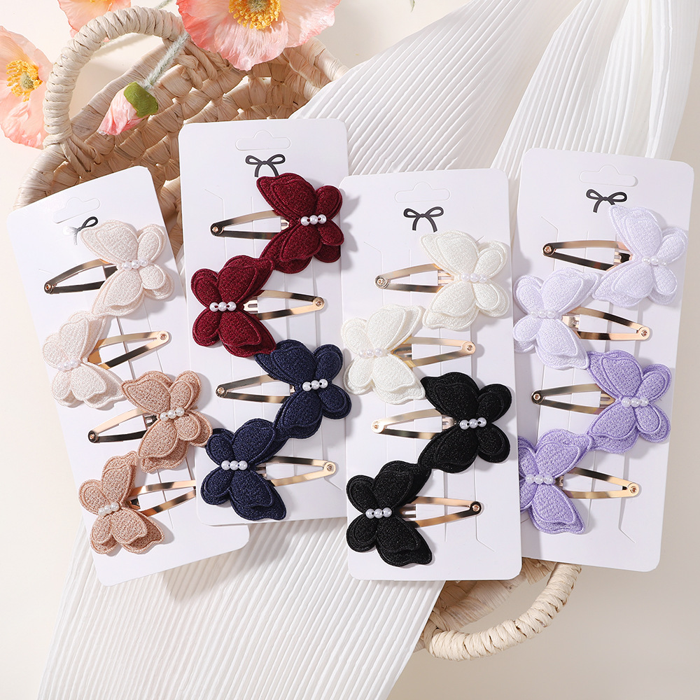 4Pcs/set Butterfly Hair Clip S - Baby Products Set incelemesi ve fiyatı
