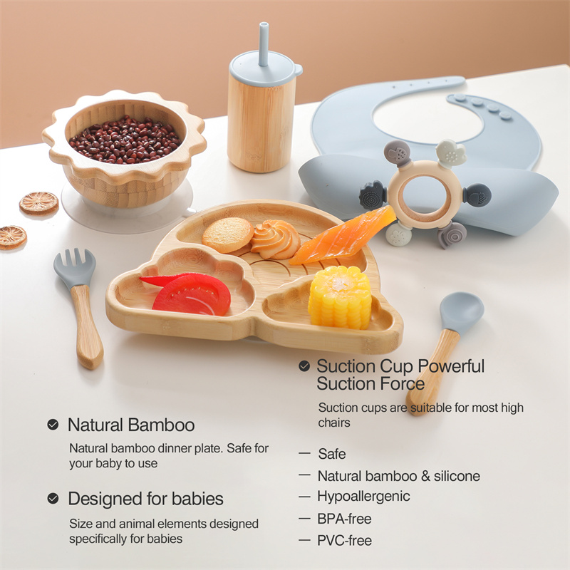 7pcs Silicone Baby Feeding Set - Baby Products Useful incelemesi ve fiyatı