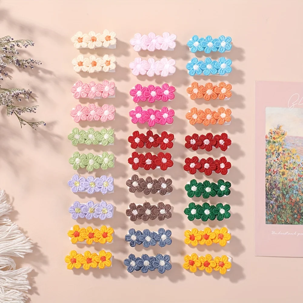 10Pcs/Set Baby Mini Flower Hai - Baby Products Set incelemesi ve fiyatı