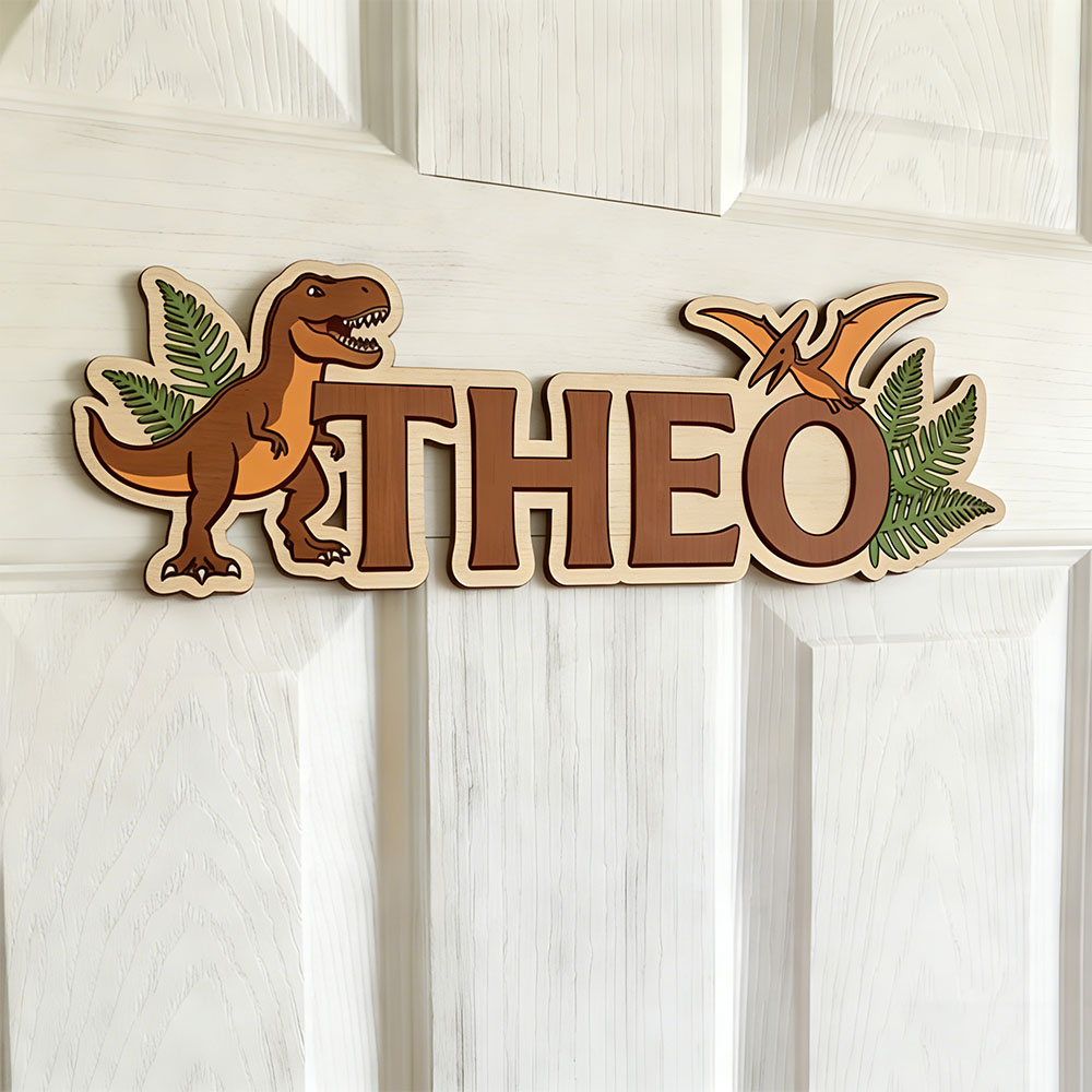 Personalized Dinosaur Name Sig - Baby Gate Stairs incelemesi ve fiyatı