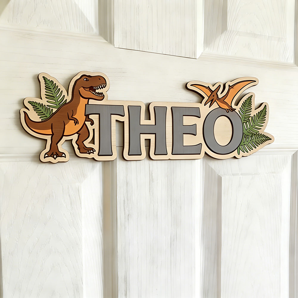 Personalized Dinosaur Name Sig - Baby Gate Stairs incelemesi ve fiyatı