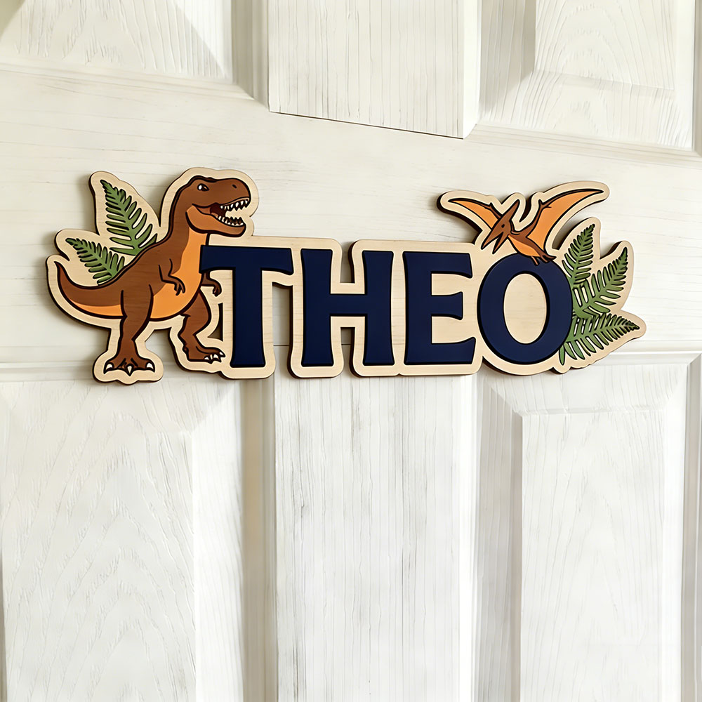 Personalized Dinosaur Name Sig - Baby Gate Stairs incelemesi ve fiyatı