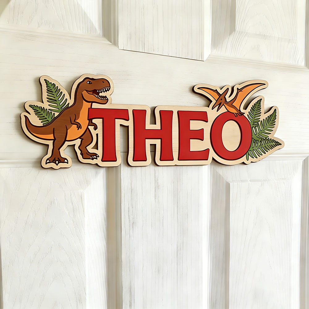 Personalized Dinosaur Name Sig - Baby Gate Stairs incelemesi ve fiyatı