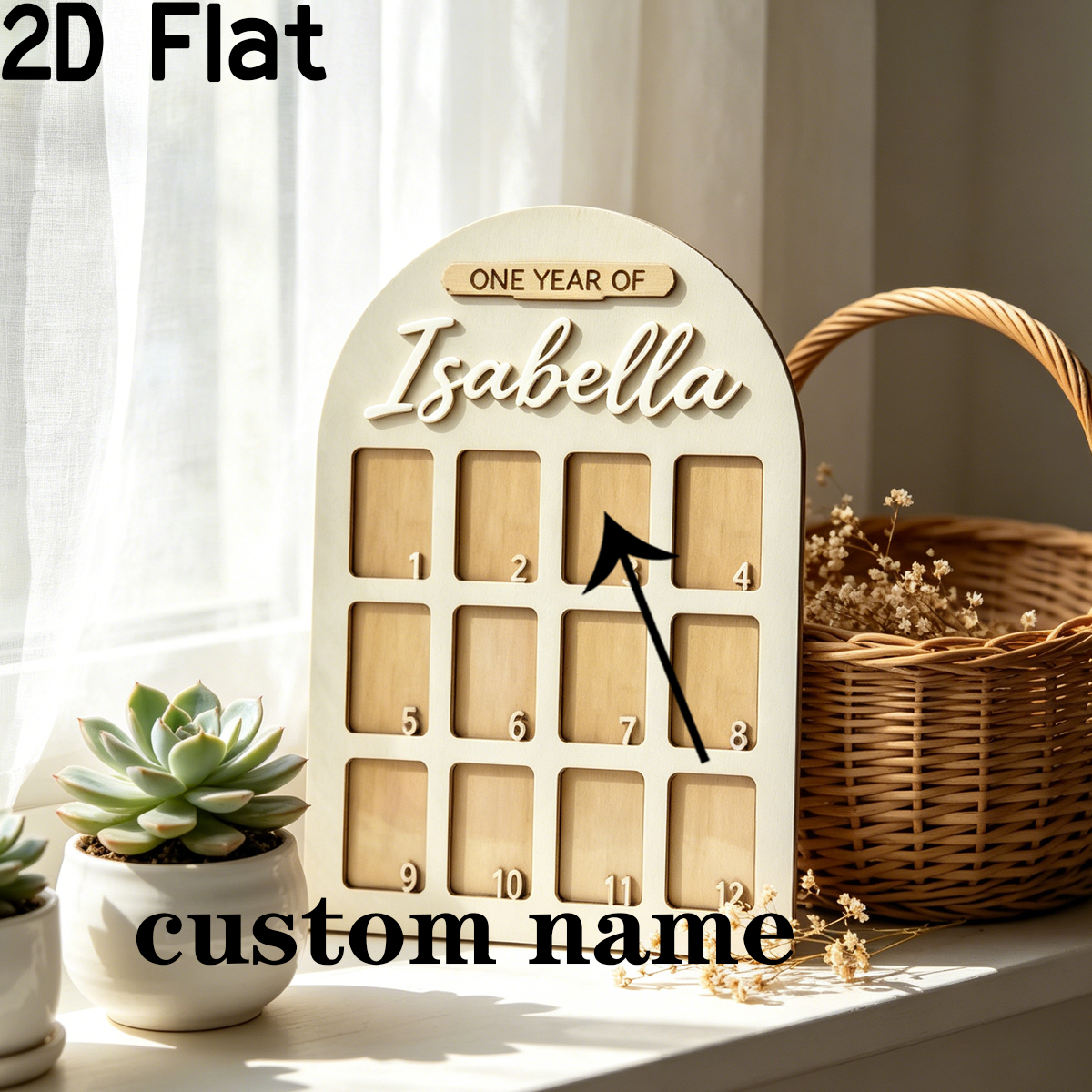 1Pc Custom Photo Record Board  - Baby Gate Stairs incelemesi ve fiyatı