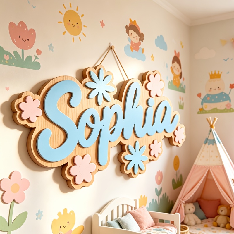 Personalized Floral Themed Nam - Baby Gate Stairs incelemesi ve fiyatı