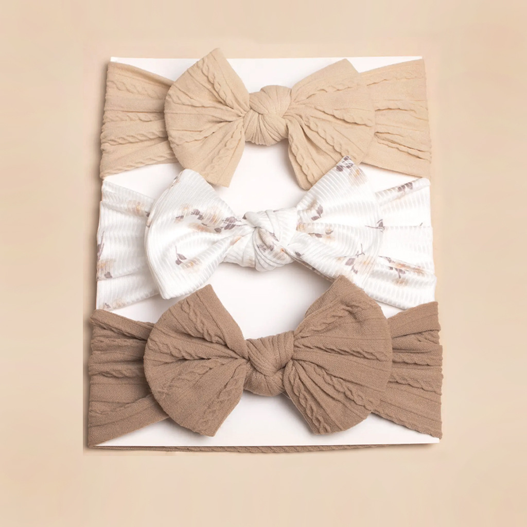 3Pcs/Set Ribbed Floral Baby He - Baby Products Set incelemesi ve fiyatı