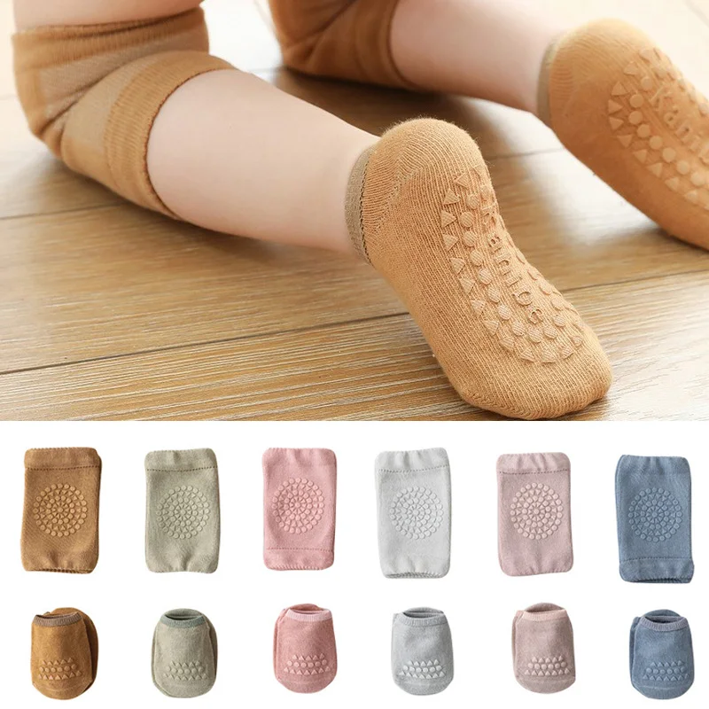 Baby Knee Pads Socks Set Solid - Baby Knee Pad Crawling incelemesi ve fiyatı