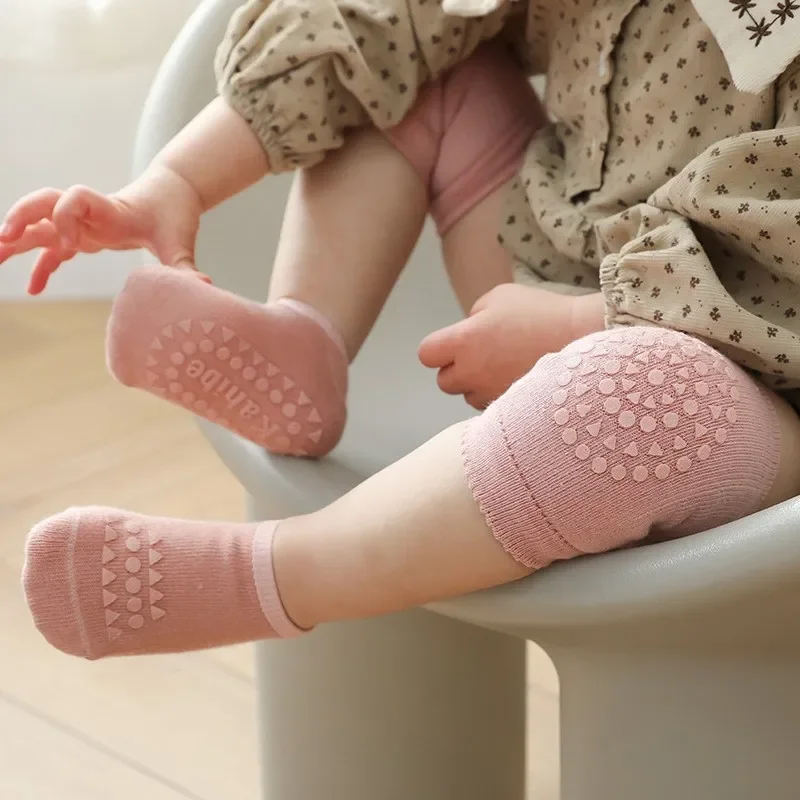 Baby Knee Pads Socks Set Solid - Baby Knee Pad Crawling incelemesi ve fiyatı